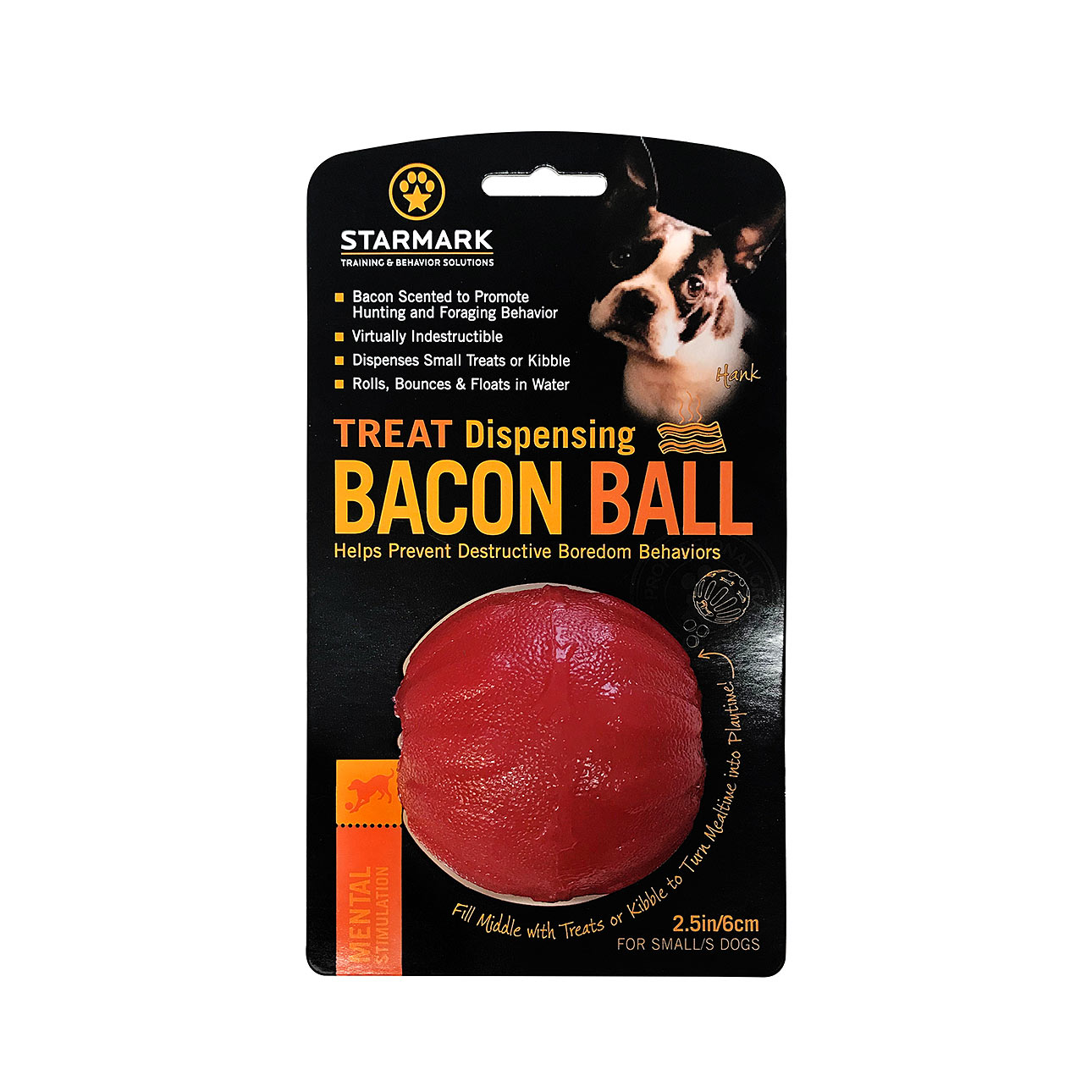 Treat Dispensing Bacon Ball S Verpackung