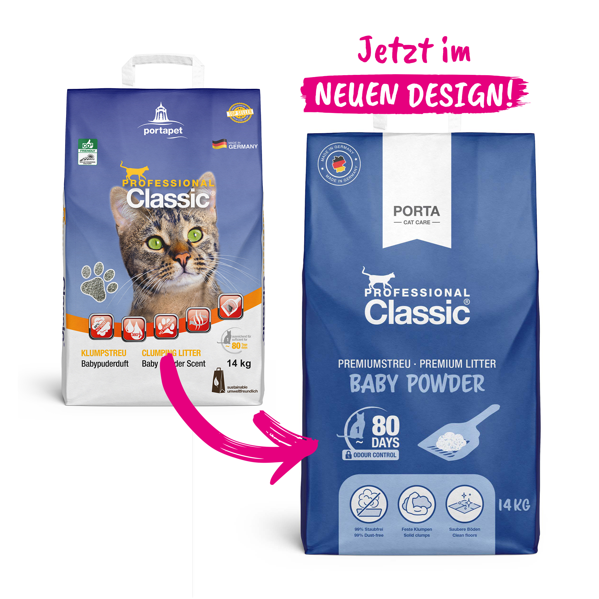 46157_professional_classic_babypuder_14kg_paper_new1 Professional Classic Baby Powder alt zu neu