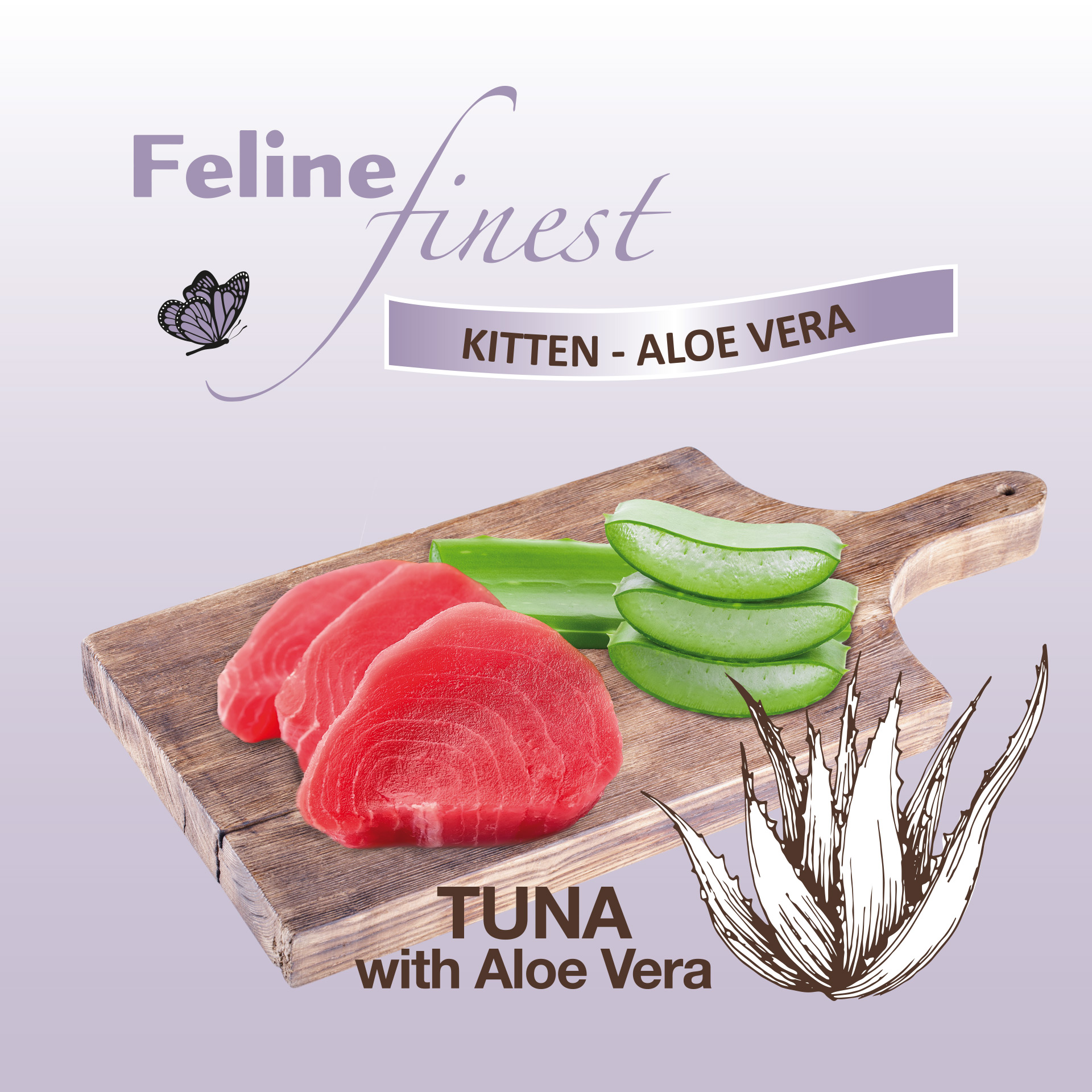 32408_feline_finest_kitten_thunfisch-mit-aloe-vera_85g_zutaten Feline Finest Aloe Vera Kitten Inhalt