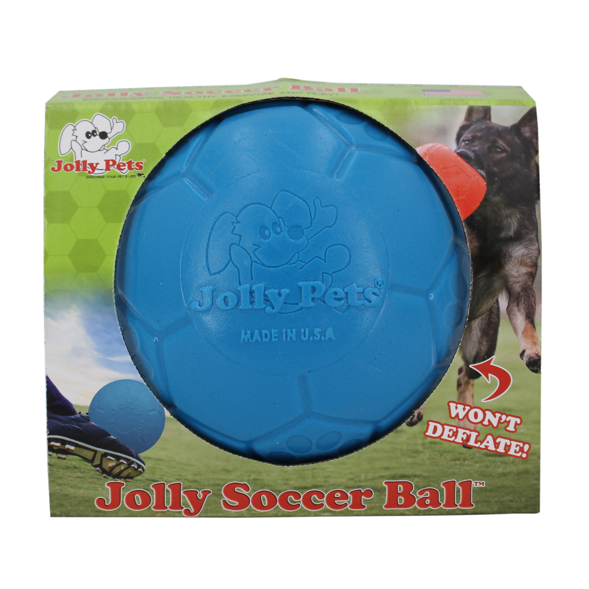 SoccerBall_blau_10389_01 Soccer Ball ozeanblau Verpackung