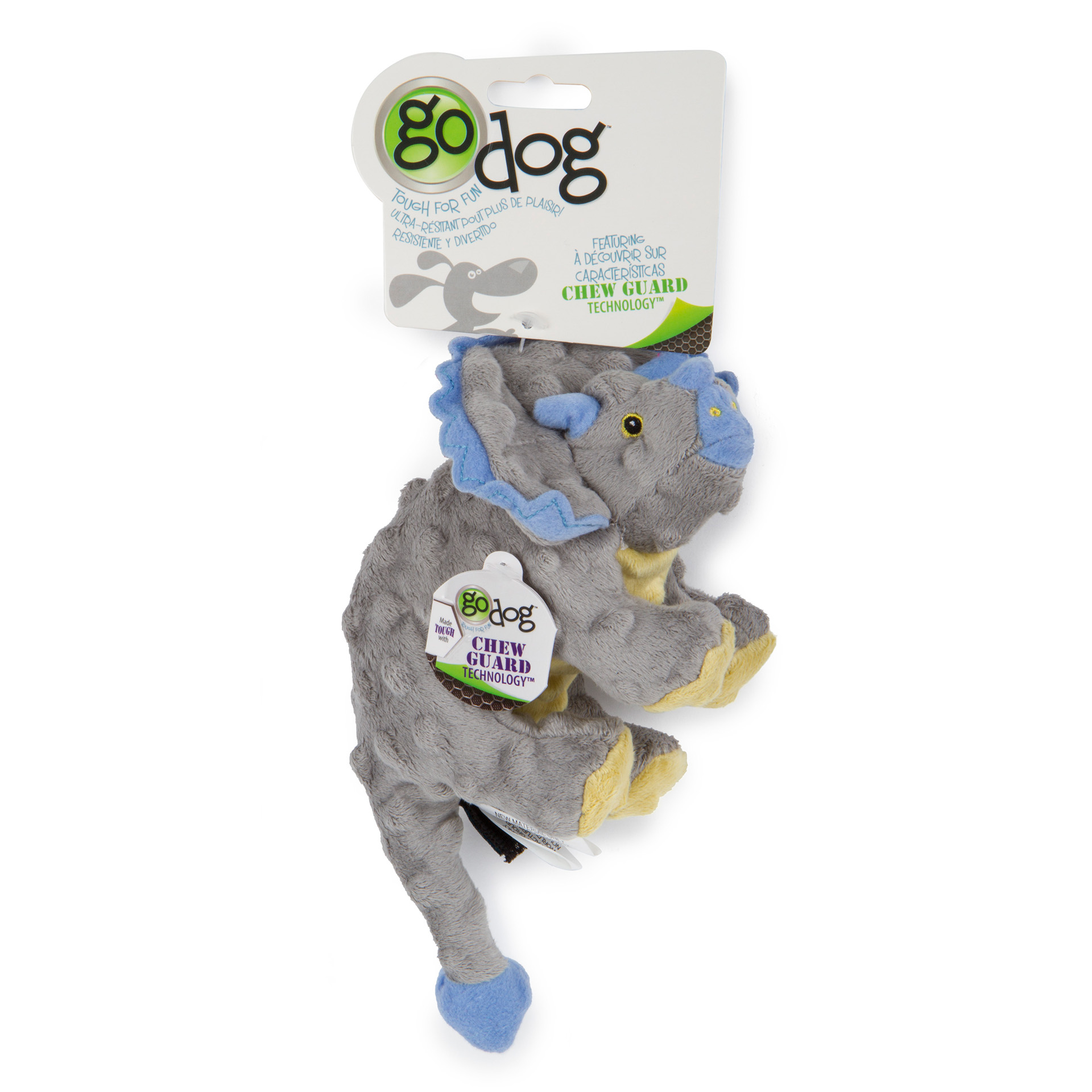 goDog Dino Frills grey Verpackung