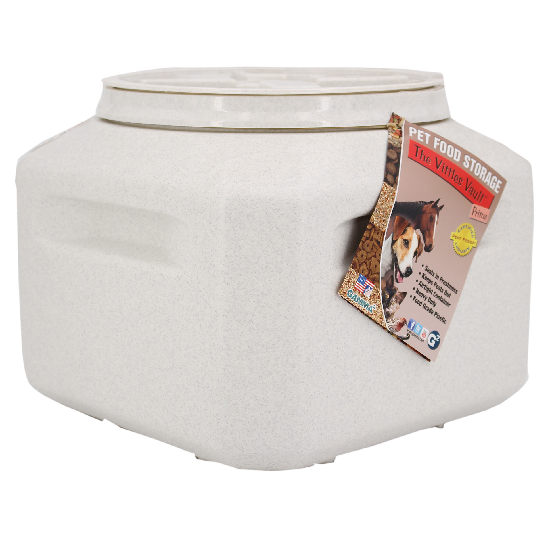 Futterboxx30006x020JqjrUPI5dTwd Portapet Food Container square 7,5 kg