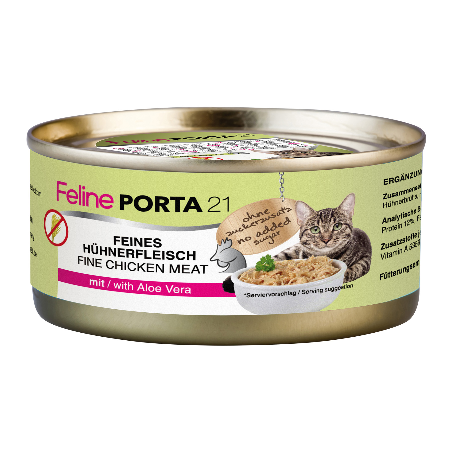 FeinesH-hnerfleischmitAleoVera_156g_47190_01 Feline - Huhn - Aloe Vera (156 g)