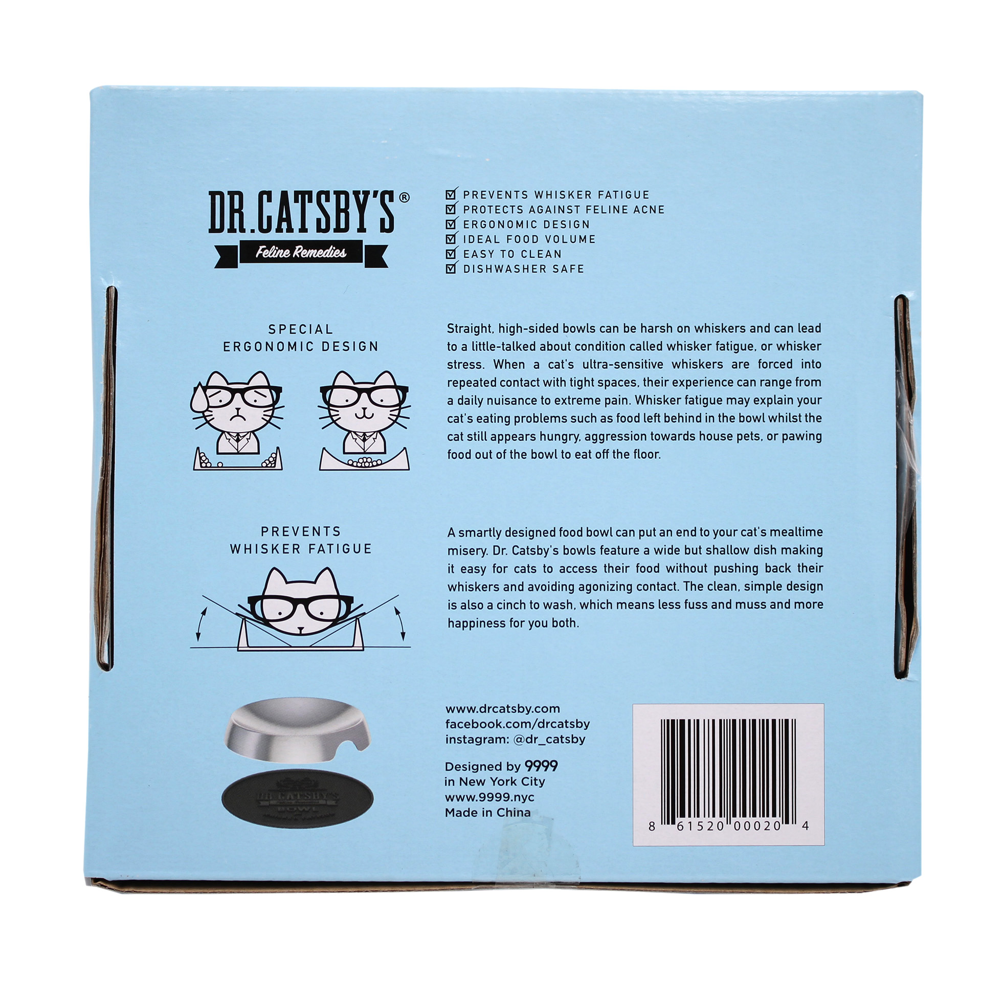 Catsby's Bowl Verpackung Rückseite