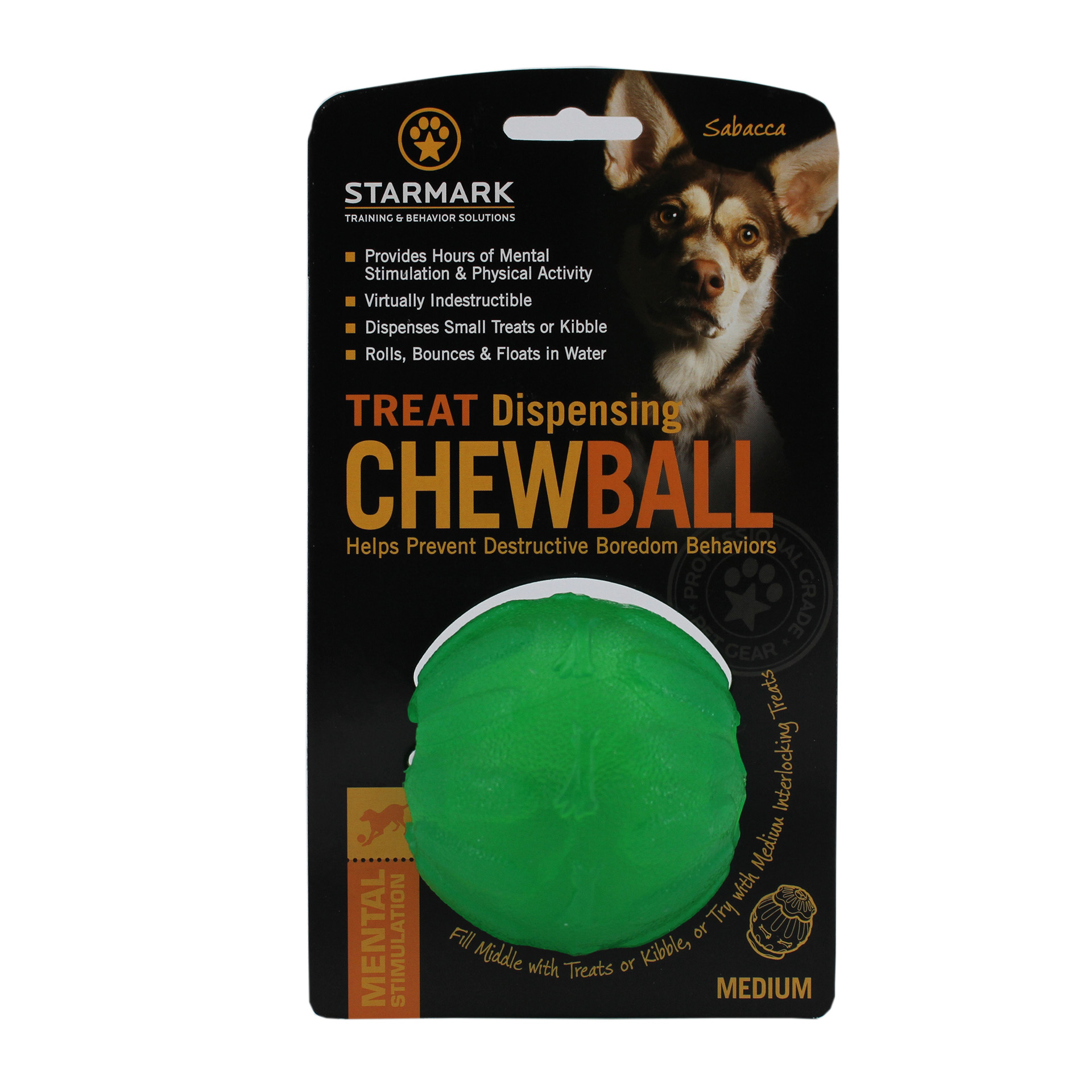 Chewball_SizeM_59801_01 Treat Dispensing Chew Ball
