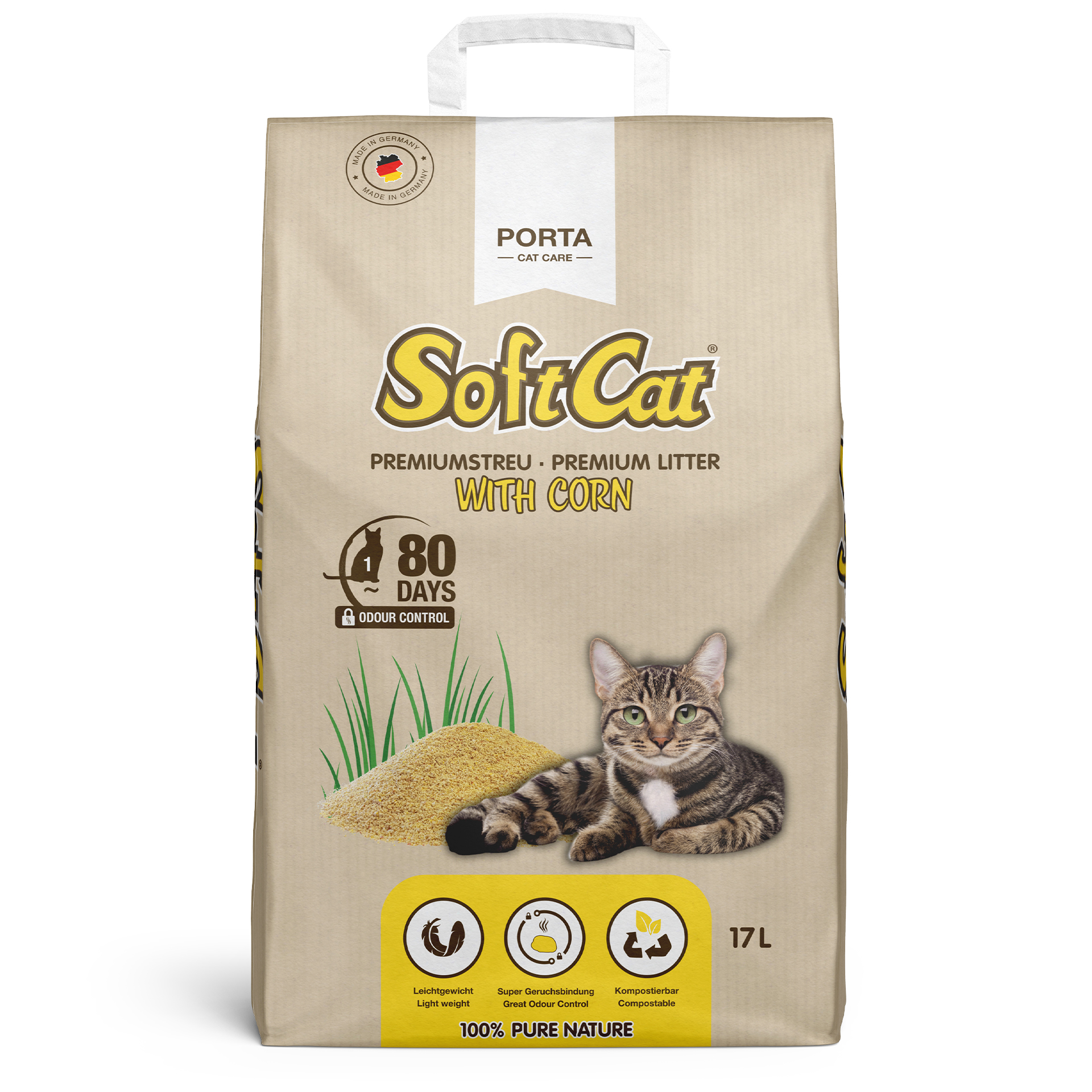 46159_SoftCat_Corn-17L_papier SoftCat Corn 17l Papierbeutel