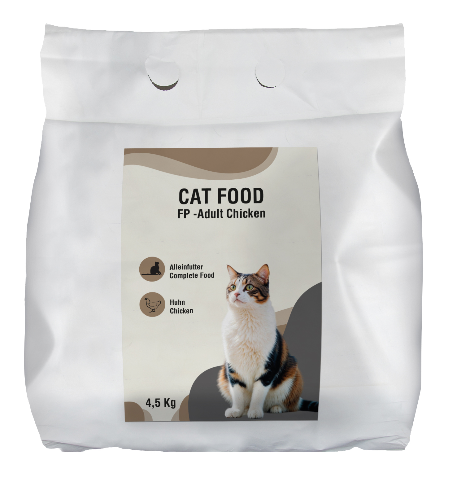 ProduktbildTest Futter 4,5 kg Frontseite