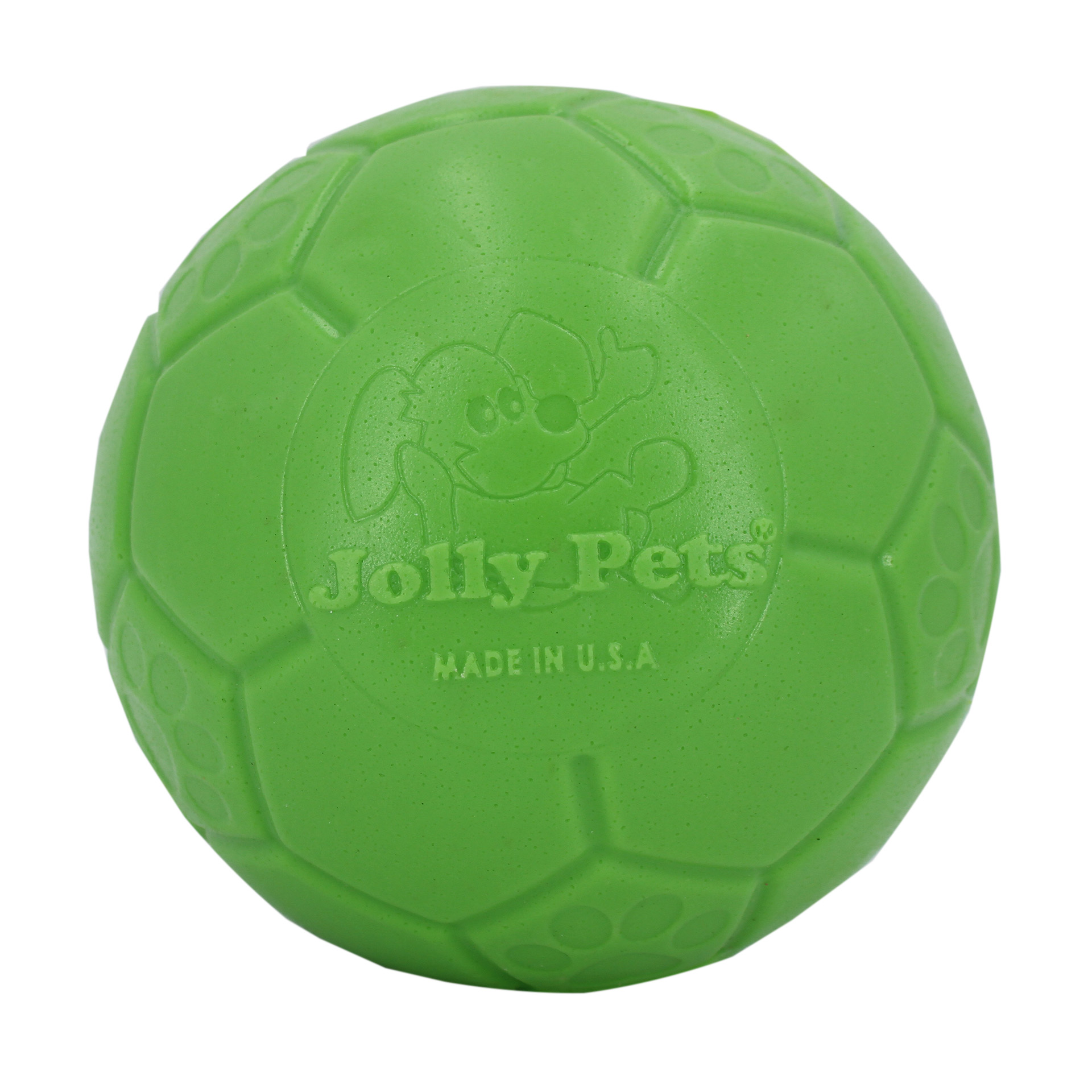 SoccerBall_gr-n_10388_02 Soccer Ball apfelgrün Detail