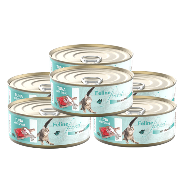 6 x Feline Finest - Thunfisch Kalmar 85g