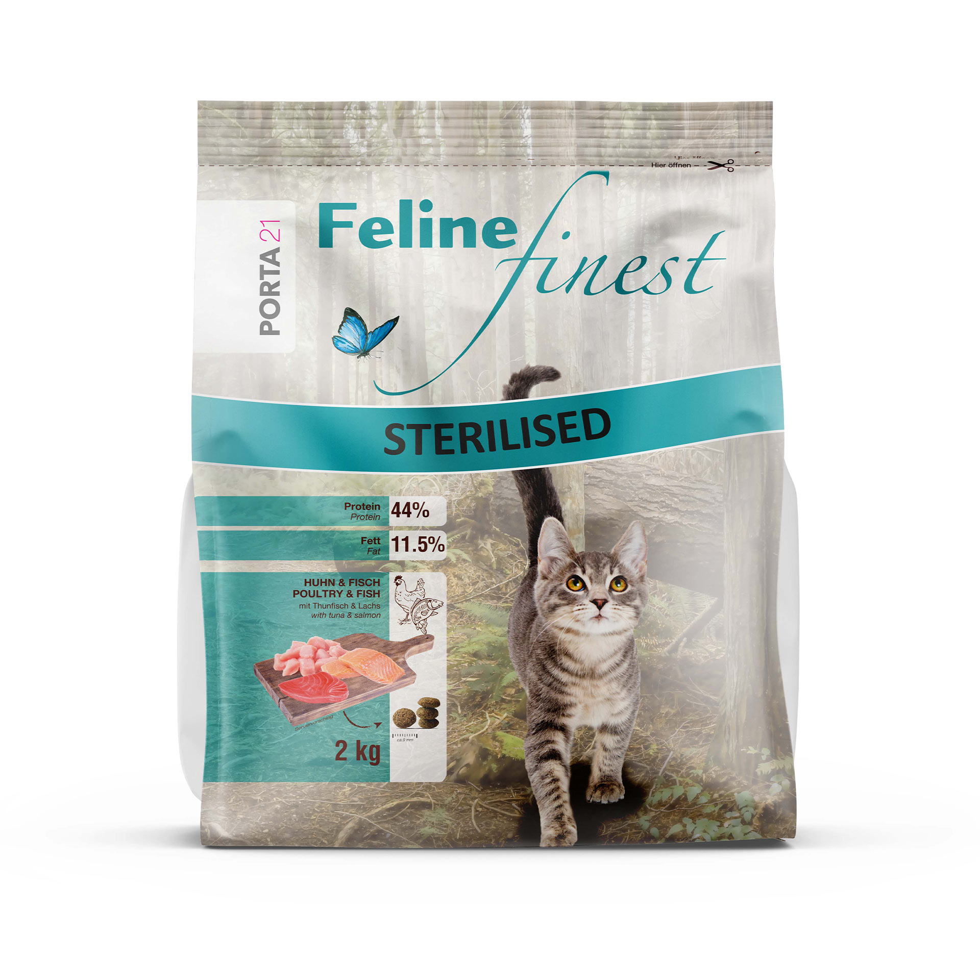 32372_feline_sterilised_2kg Feline Finest - Sterilised (2kg)